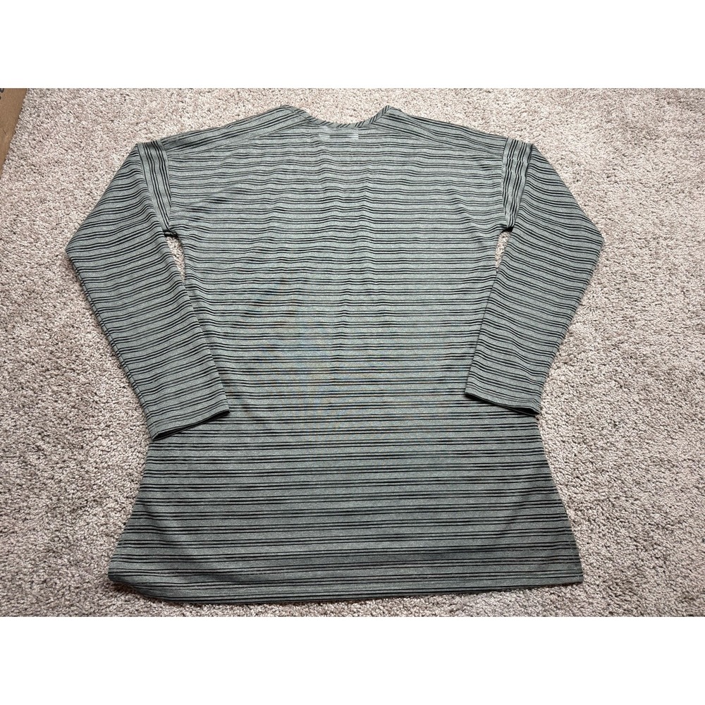 ExOfficio Womens Insect Shield Long Sleeve Stripe Mesh Shirt Small (4-6) - Picture 2 of 3